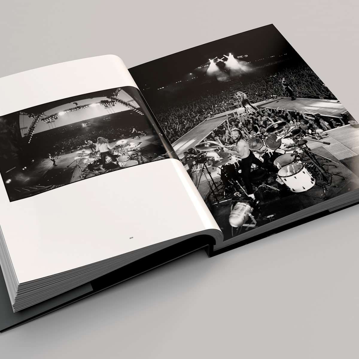 Metallica: The Black Album in Black & White Book by Ross Halfin