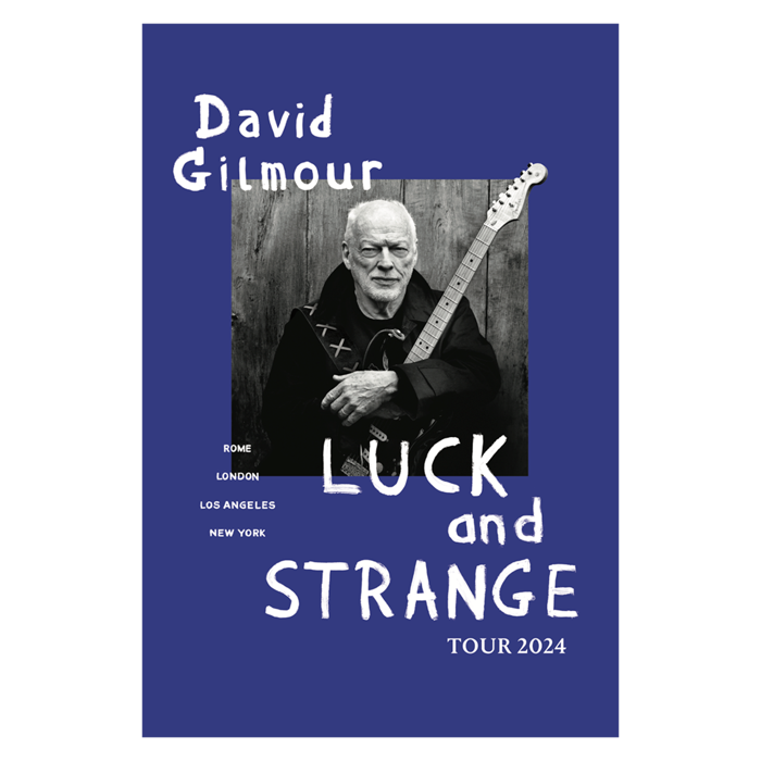 David Gilmour 2024 Tour Poster