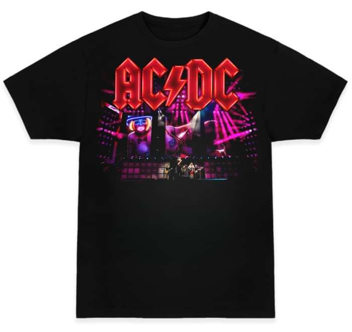 AC/DC Webstore Exclusive Rosie Live in Europe T-Shirt