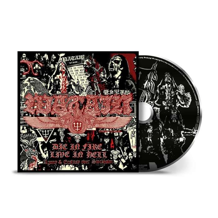 Watain - 'Die in Fire Live in Hell' Limited Edition Digipak CD