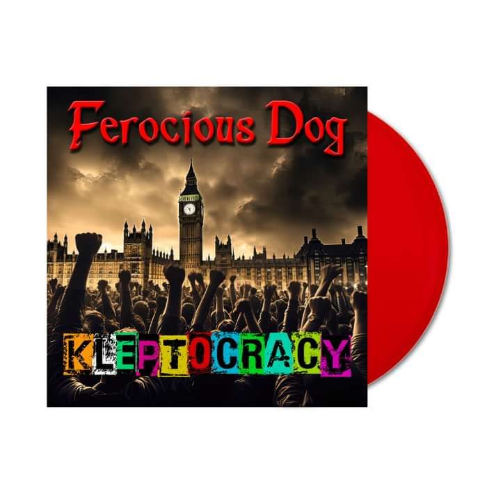 Ferocious Dog - 'Kleptocracy' Red LP *Exclusive Colour* + *INCLUDES SIGNED POSTCARD*