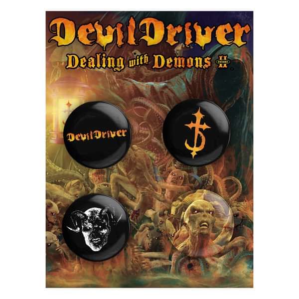 Dealing With Demons Vol 2 - Button Badge Set